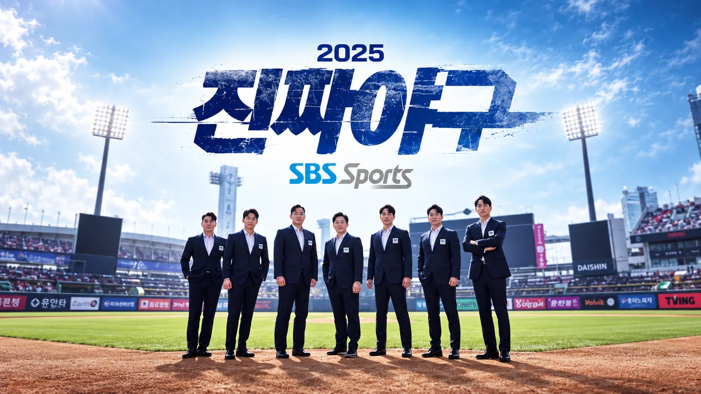 SBS 스포츠 진짜야구 방송 오프닝 드론 촬영